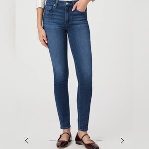 Paige hoxton ultra skinny dark denim jeans